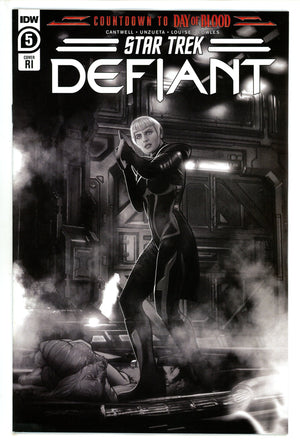 Star Trek Defiant 5 Unzueta B&W Incentive Variant NM- (2023)