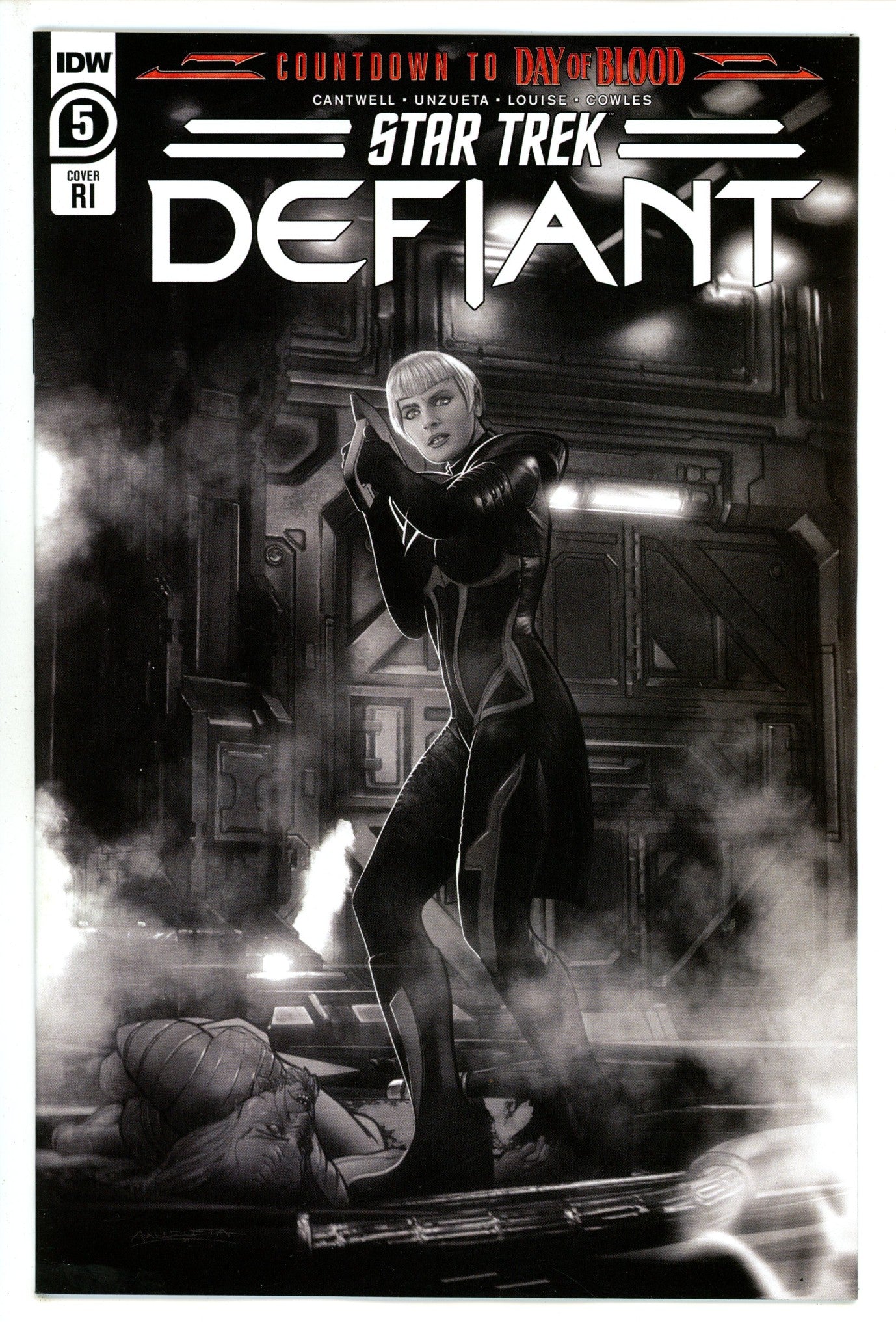 Star Trek Defiant 5 Unzueta B&W Incentive Variant NM (2023)