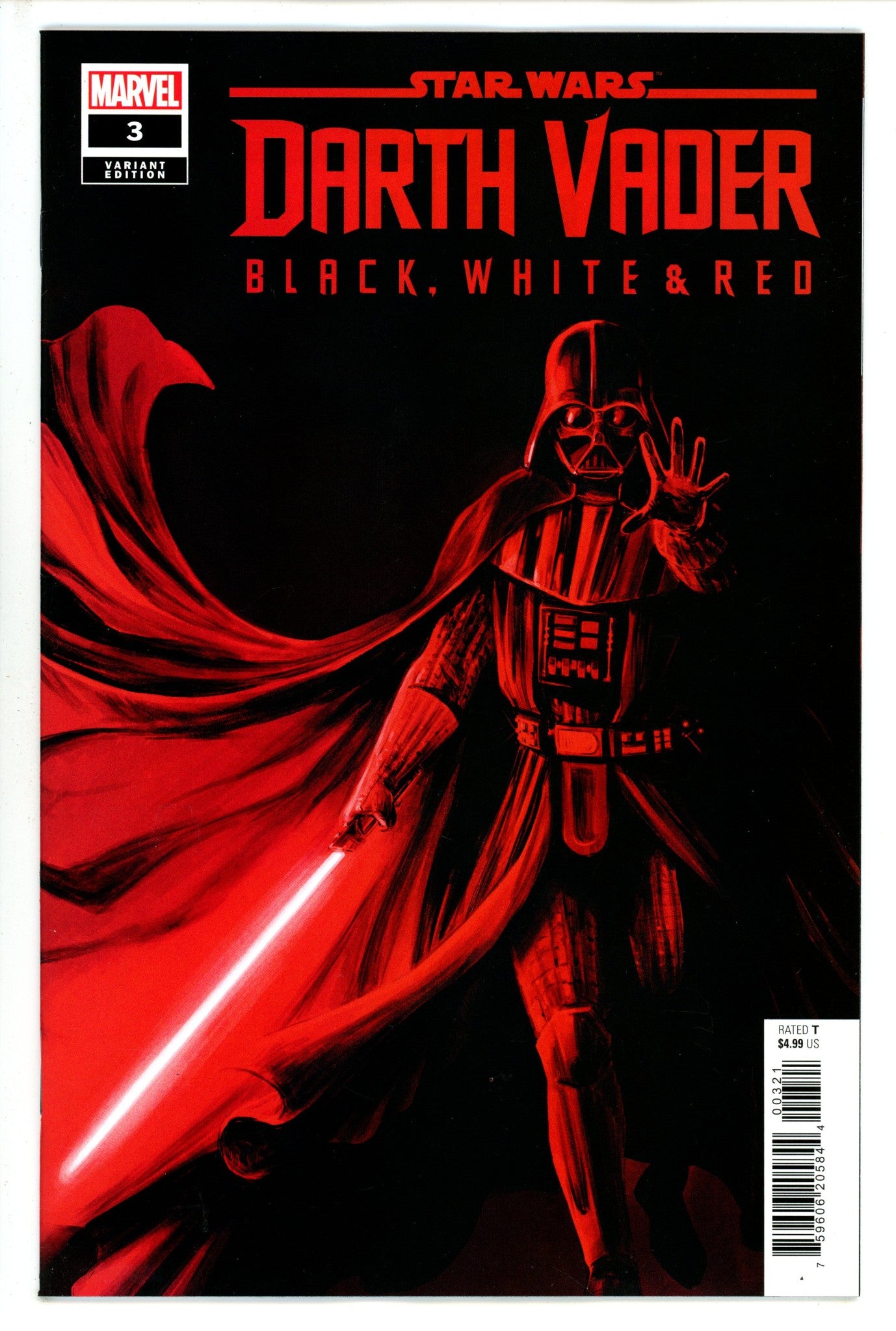 Star Wars Darth Vader Black White And Red 3 Carnero Variant (2023)