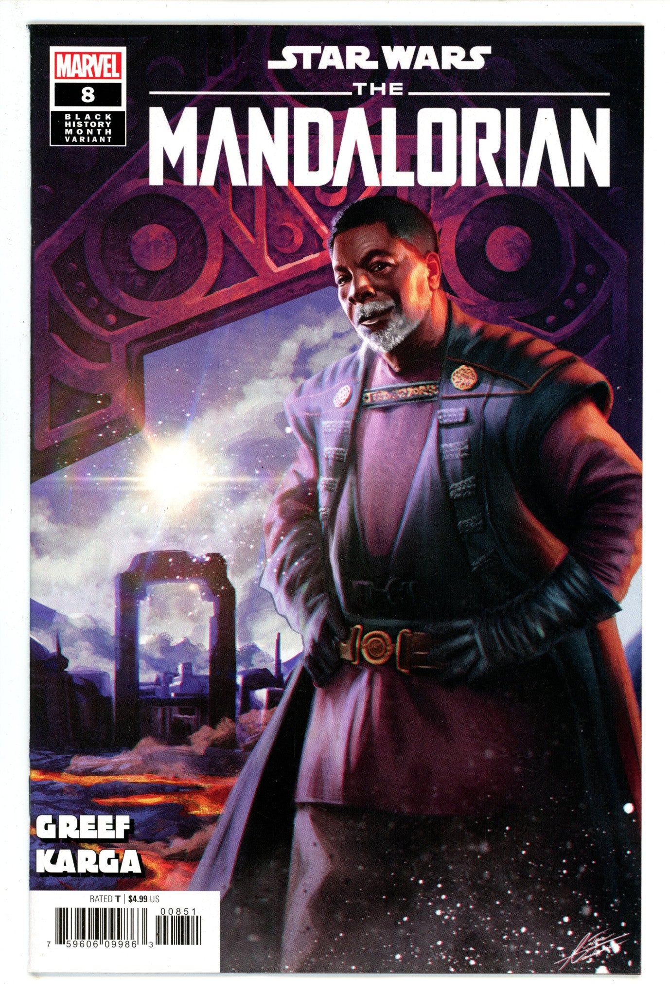 Star Wars Mandalorian 8 Manhanini Black History Variant (2023)