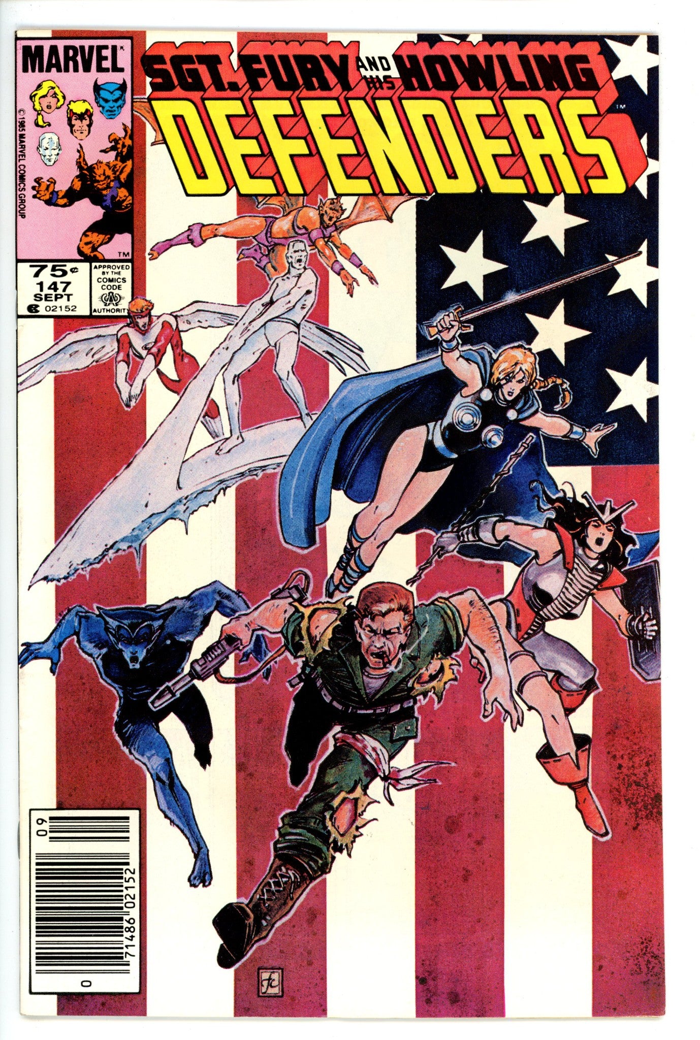 The Defenders Vol 1 147 Canadian VF+