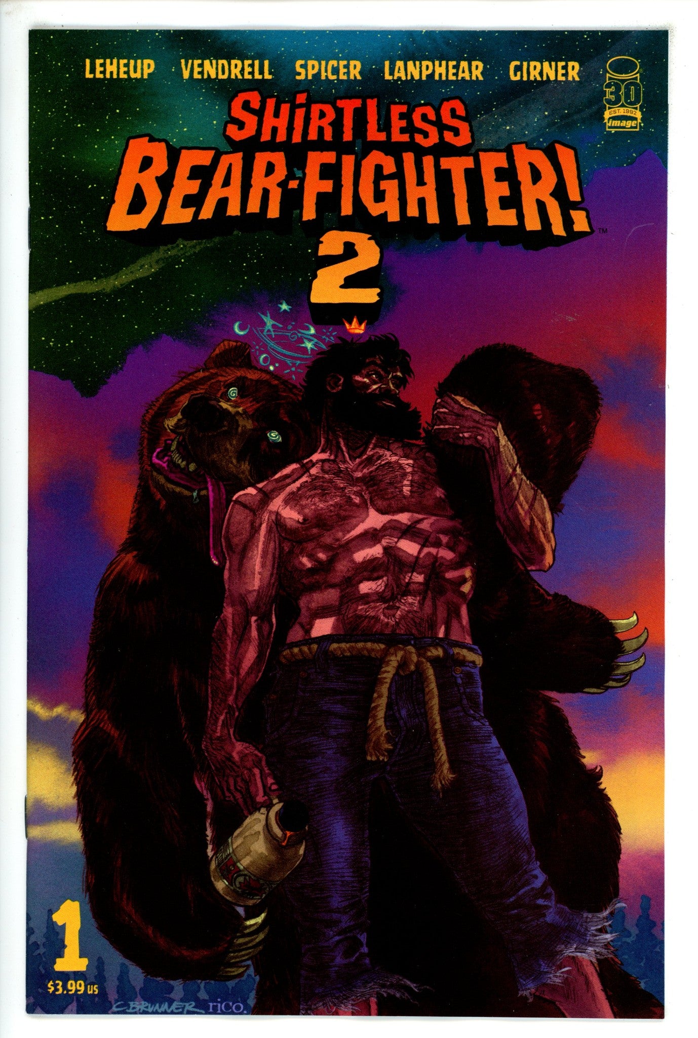 Shirtless Bear-Fighter 2 Brunner Variant (2022)