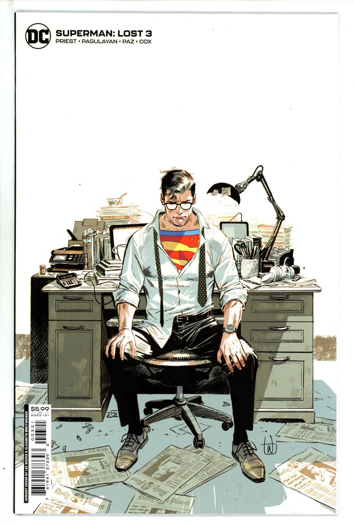 Superman Lost 3 Weeks Variant (2023)