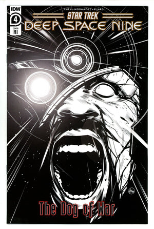 Star Trek Deep Space Nine Dog Of War 4 Hernandez B&W Incentive Variant VF/NM (2023)