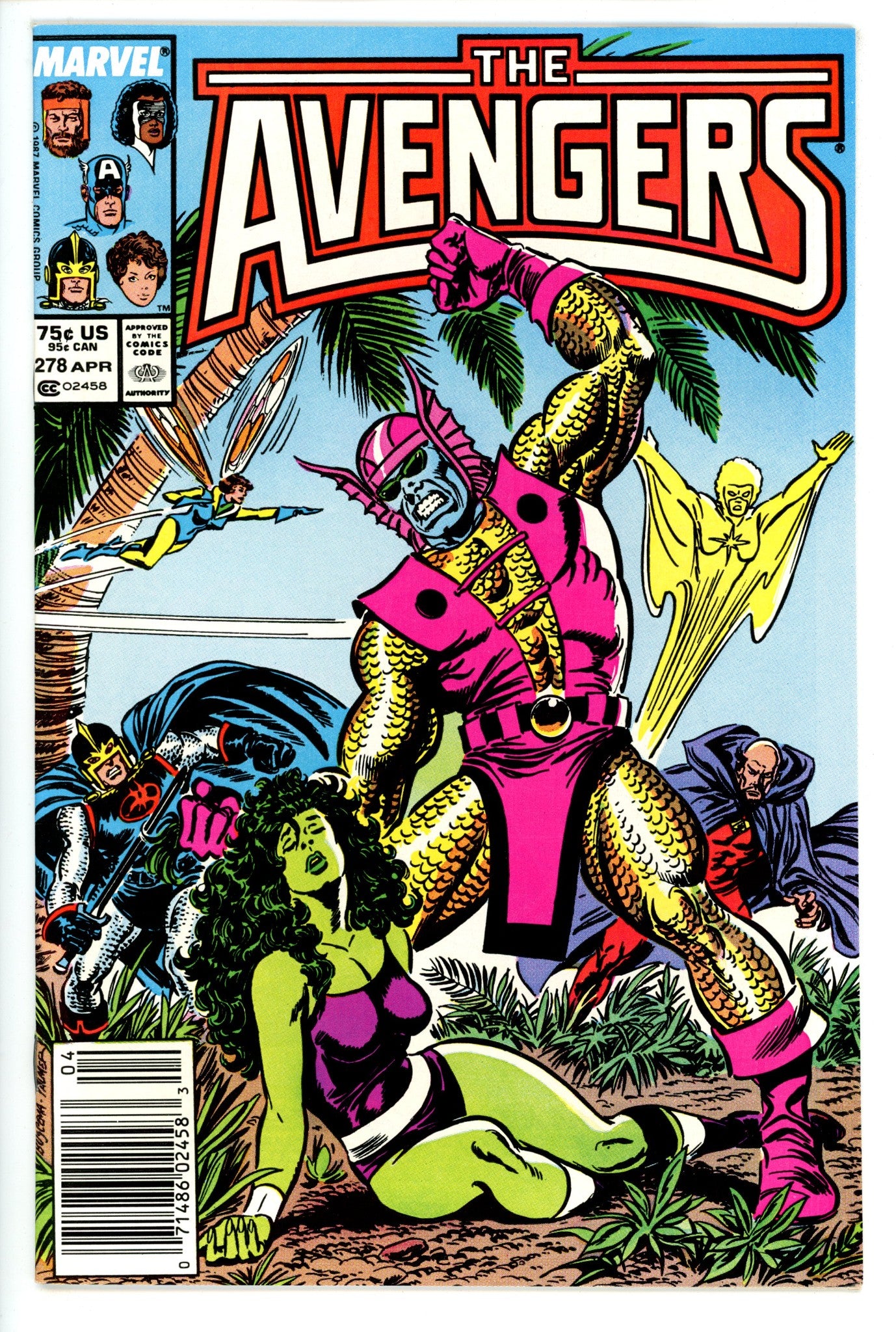 The Avengers Vol 1 278 Newsstand