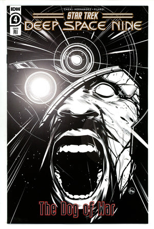 Star Trek Deep Space Nine Dog Of War 4 Hernandez B&W Incentive Variant NM- (2023)