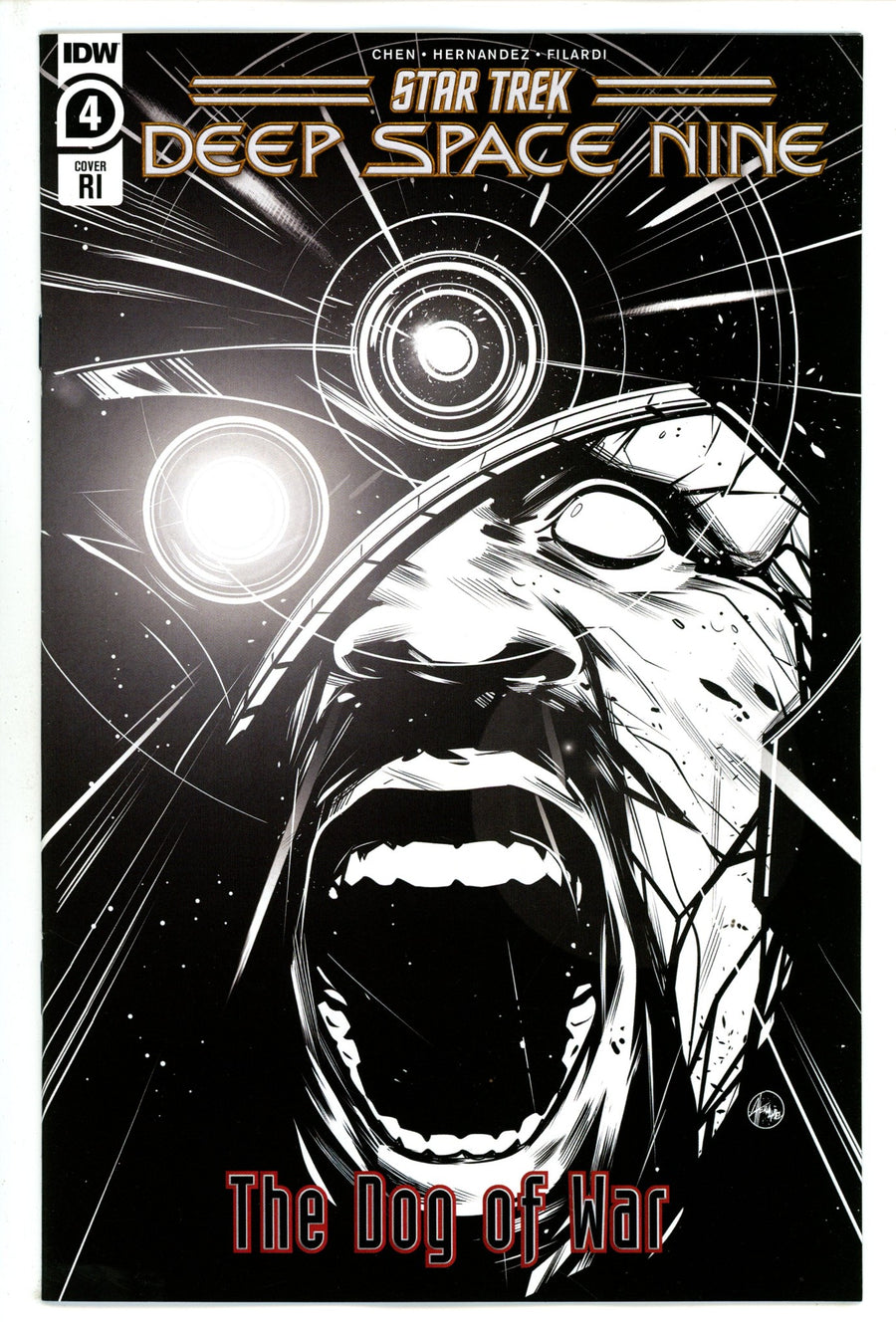 Star Trek Deep Space Nine Dog Of War 4 Hernandez B&W Incentive Variant NM- (2023)