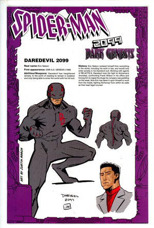 Spider-Man 2099 Dark Genesis 3 Mason Handbook Incentive Variant NM- (2023)