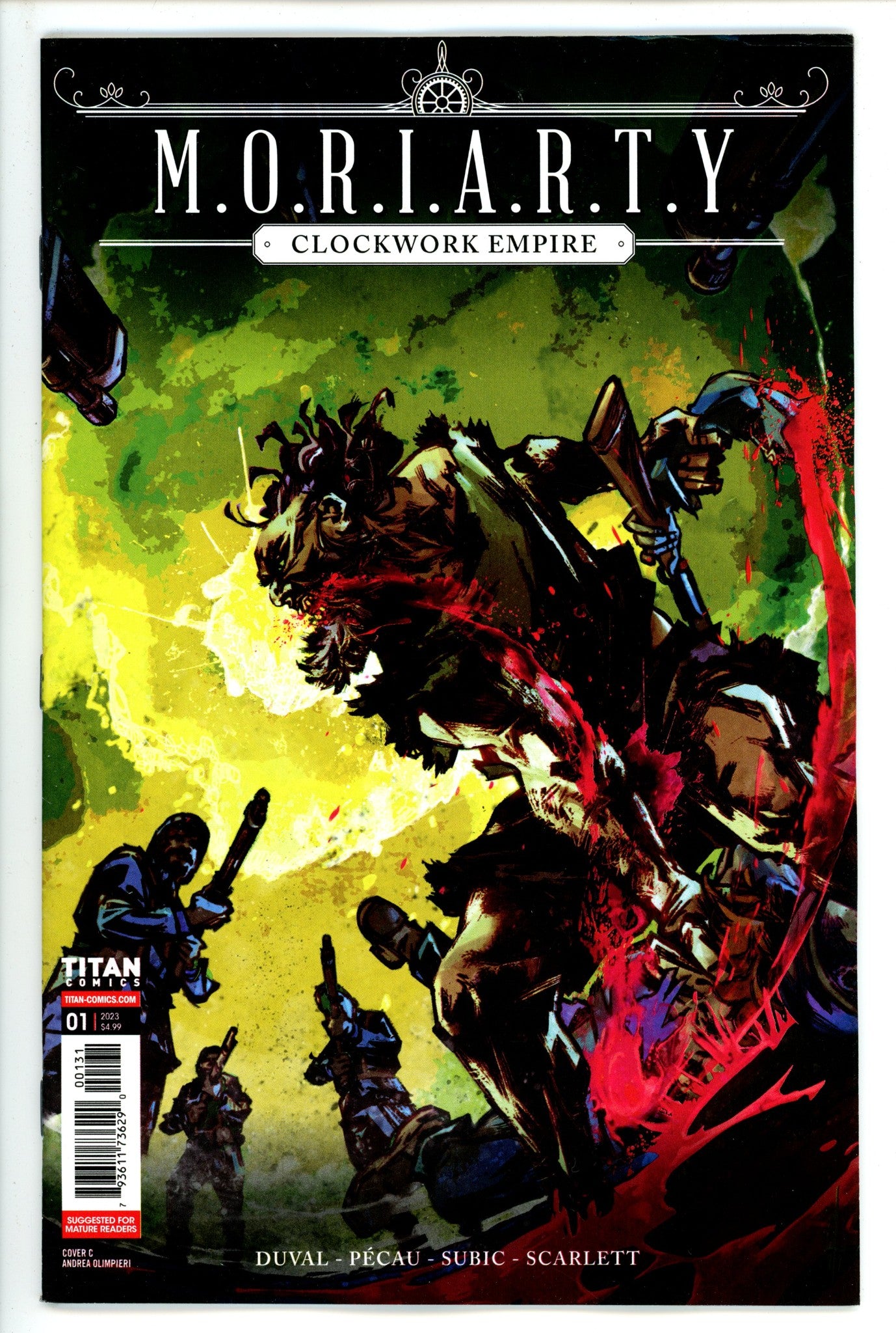 Moriarty Clockwork Empire 1 Olimpieri Variant (2023)