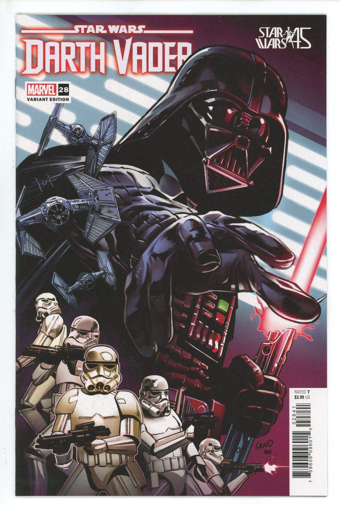 Star Wars Darth Vader Vol 2 28 Land Variant (2022)