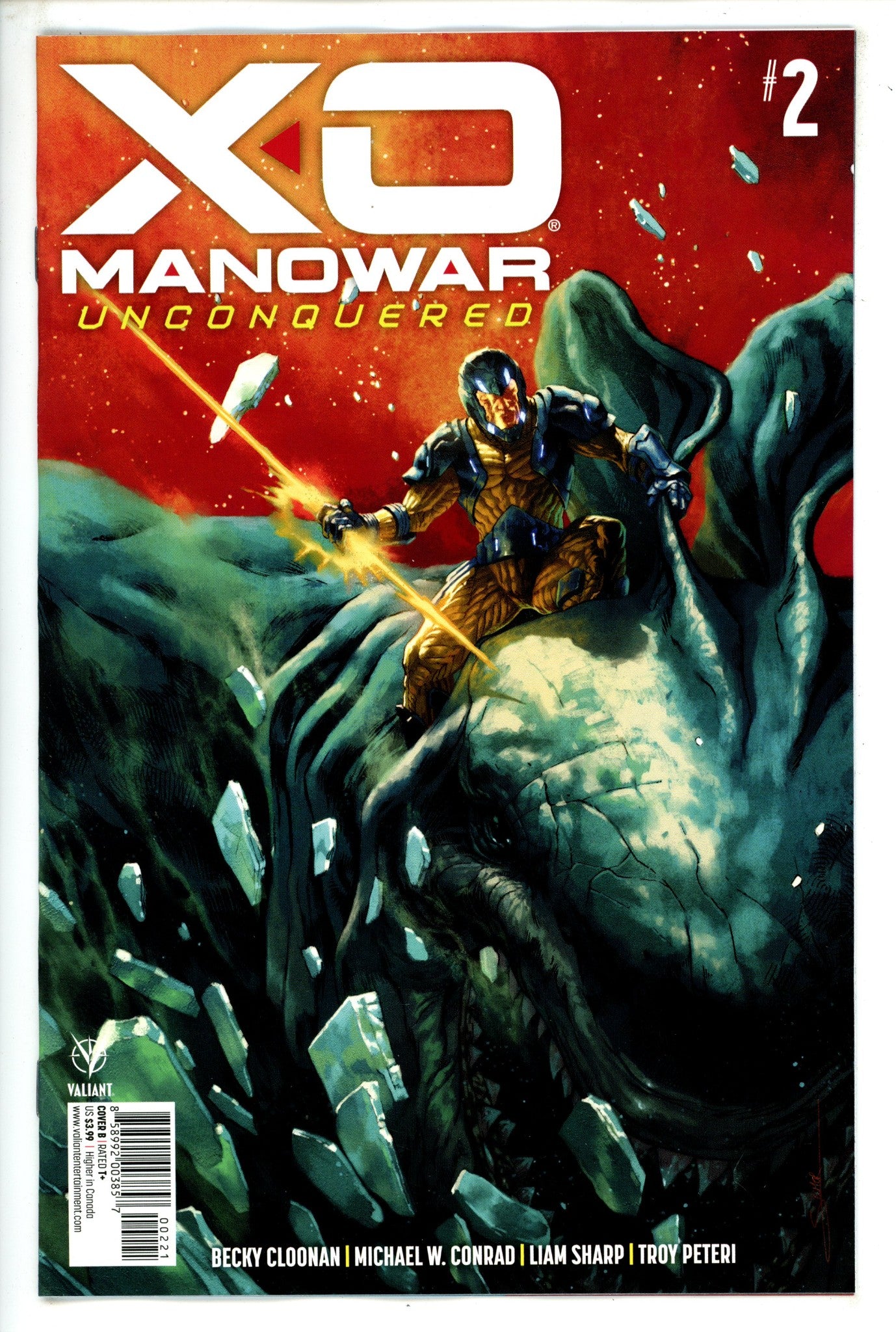 X-O Manowar Unconquered 2 Secher Variant (2023)