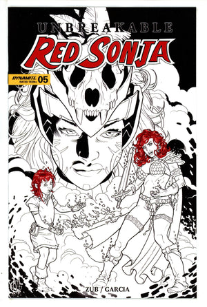 Unbreakable Red Sonja 5 Matteoni B&W Incentive Variant (2023)