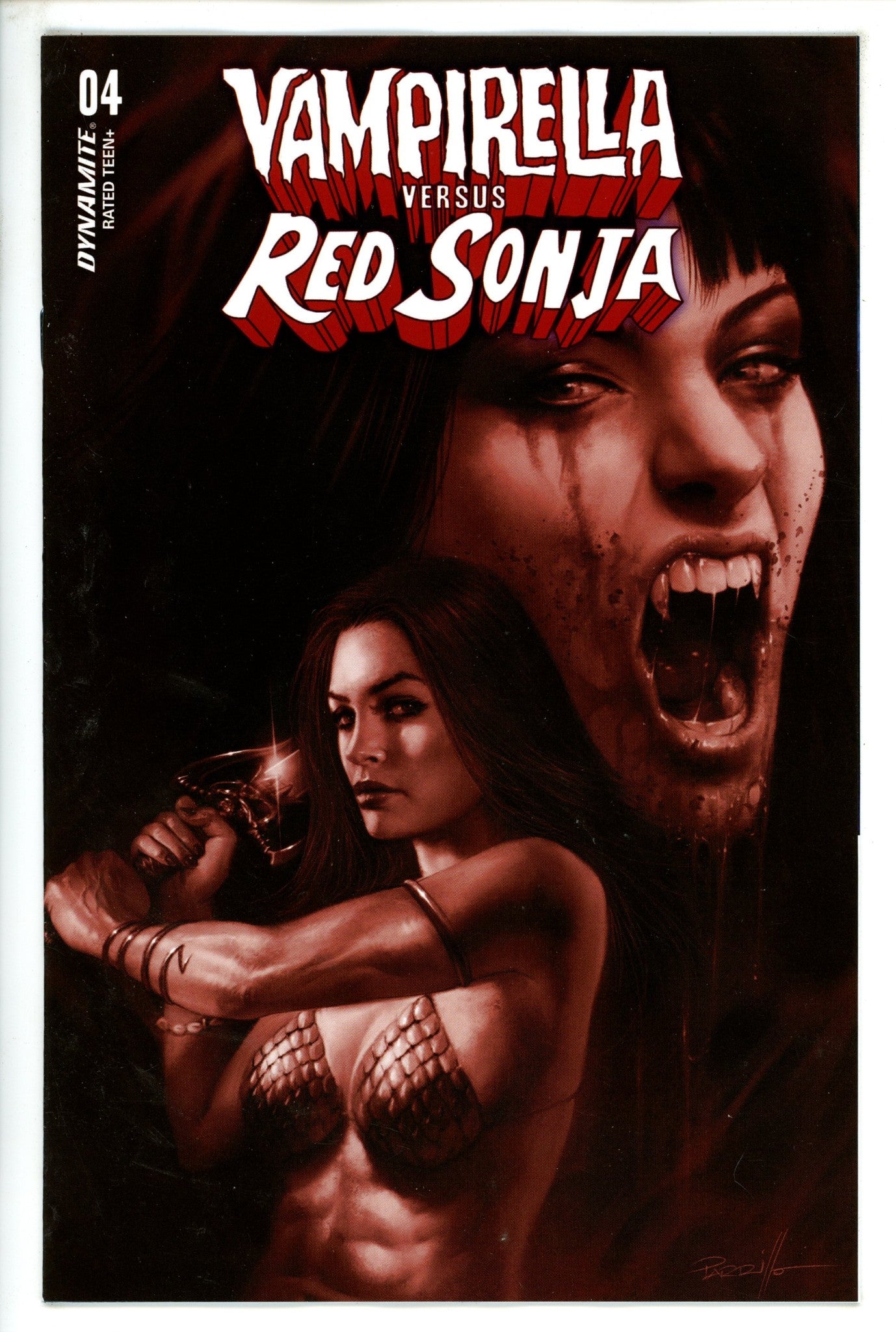Vampirella vs Red Sonja 4 Parrillo Tint Incentive Variant (2023)