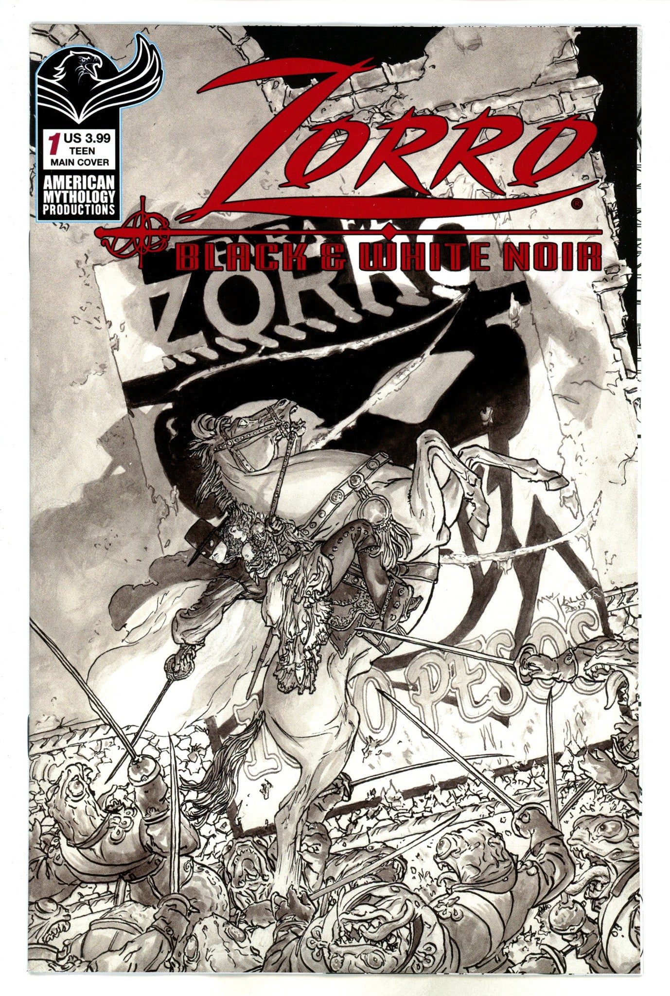 Zorro Black & White Noir 1 (2022)