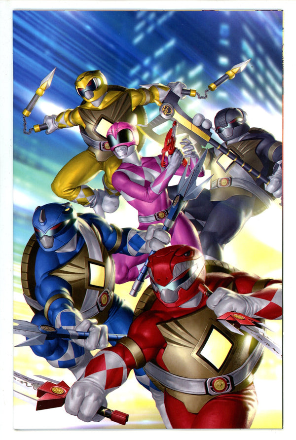 Mighty Morphin Power Rangers / Teenage Mutant Ninja Turtles II 2 Yoon Cardstock Virgin Incentive Variant NM+ (2023)