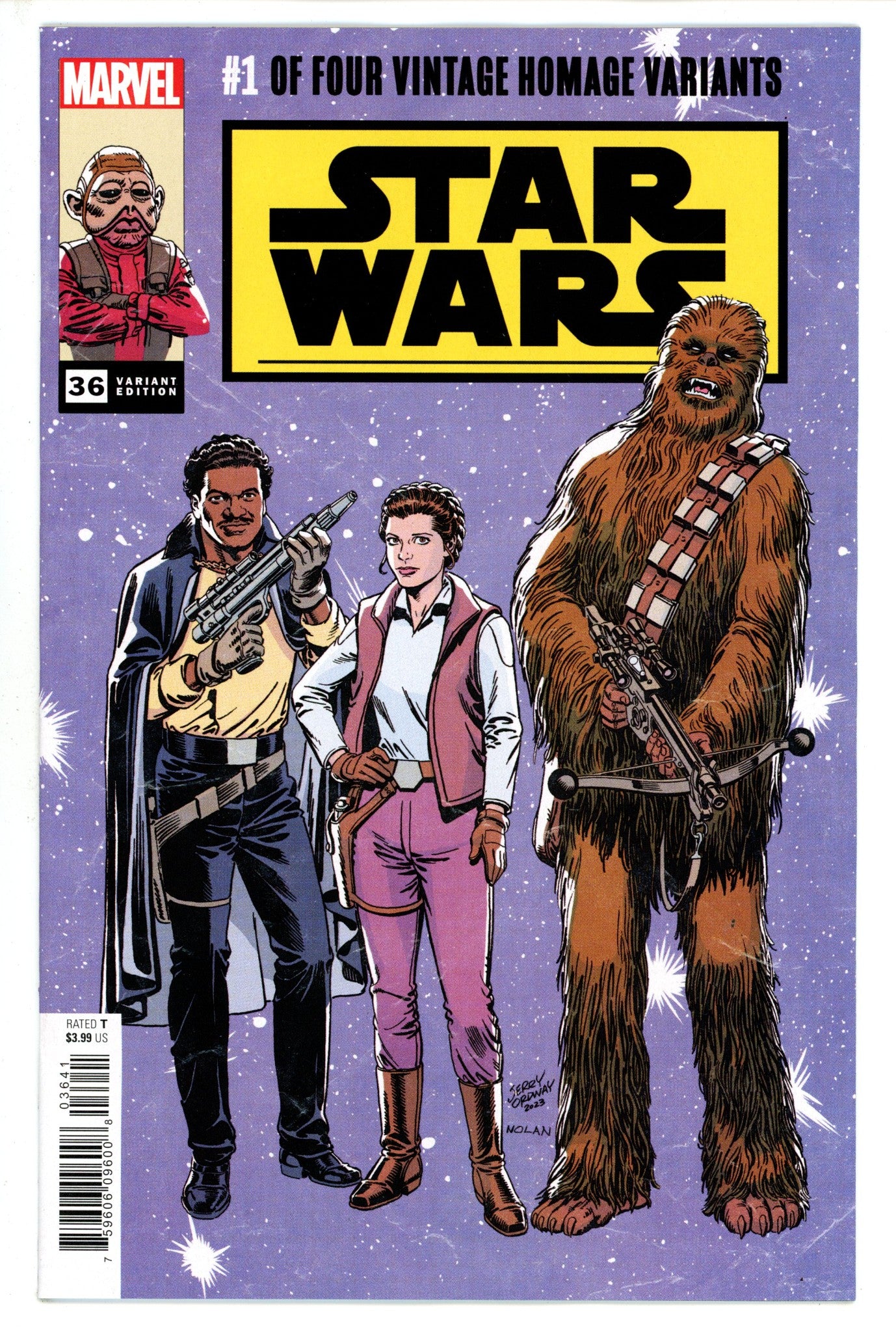 Star Wars 36 Ordway Classic Homage Variant (2023)