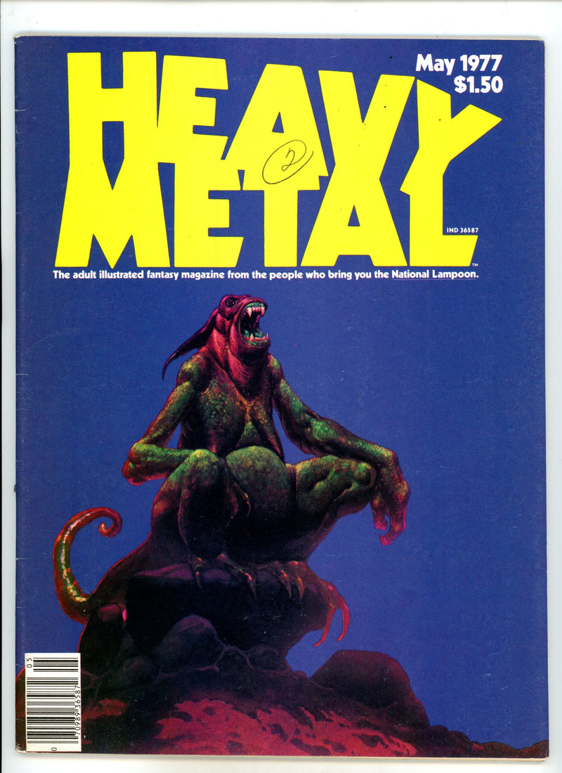Heavy Metal Vol 1977 May FN+