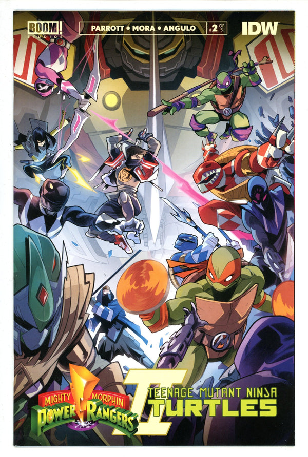 Mighty Morphin Power Rangers / Teenage Mutant Ninja Turtles II 2 Ragazzoni Incentive Variant NM+ (2023)