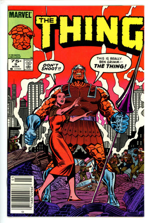 The Thing Vol 1 9 Canadian VF/NM