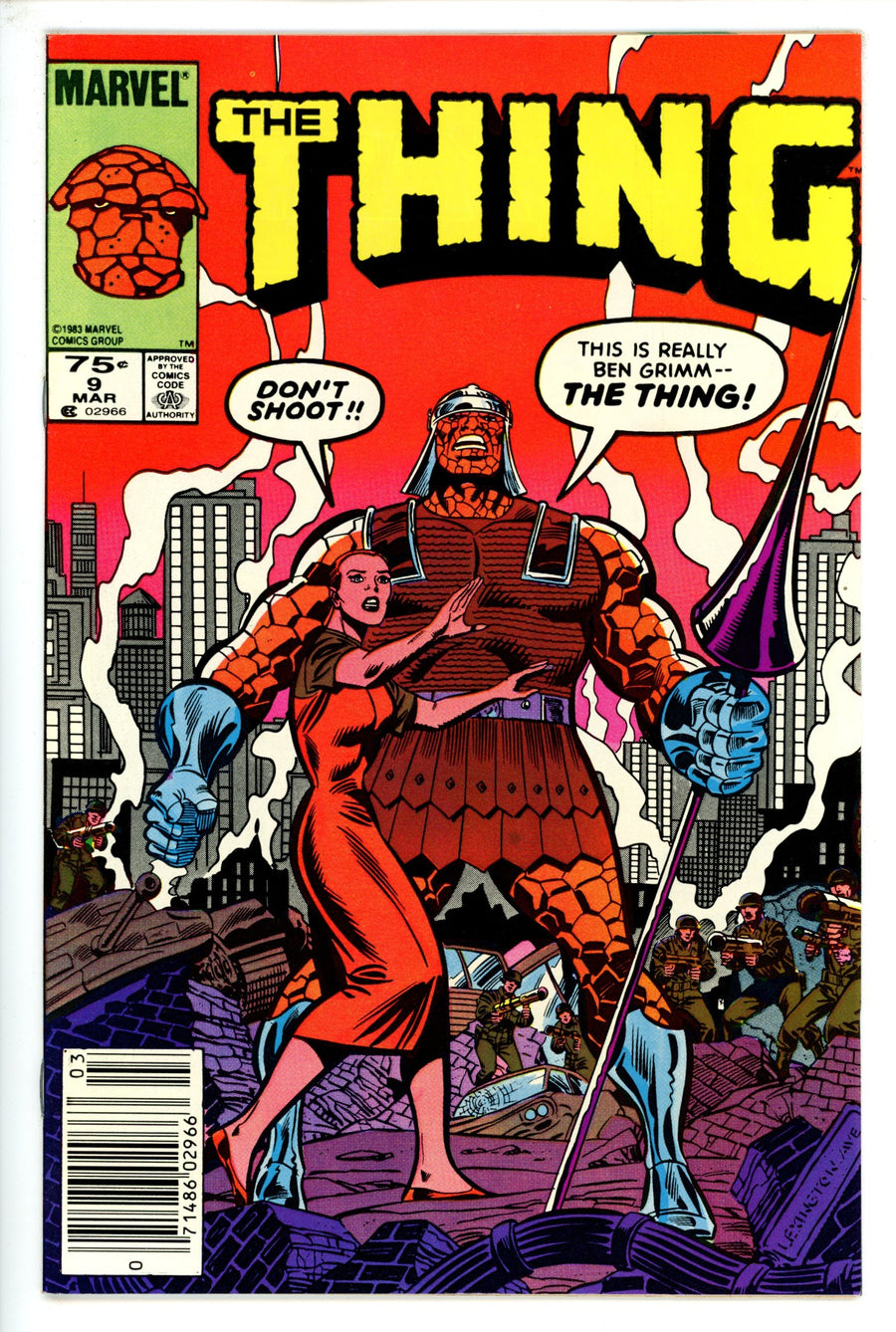The Thing Vol 1 9 Canadian VF/NM