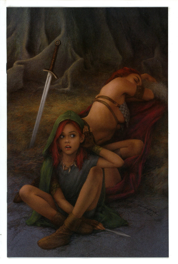 Unbreakable Red Sonja 5 Celina Virgin Incentive Variant (2023)