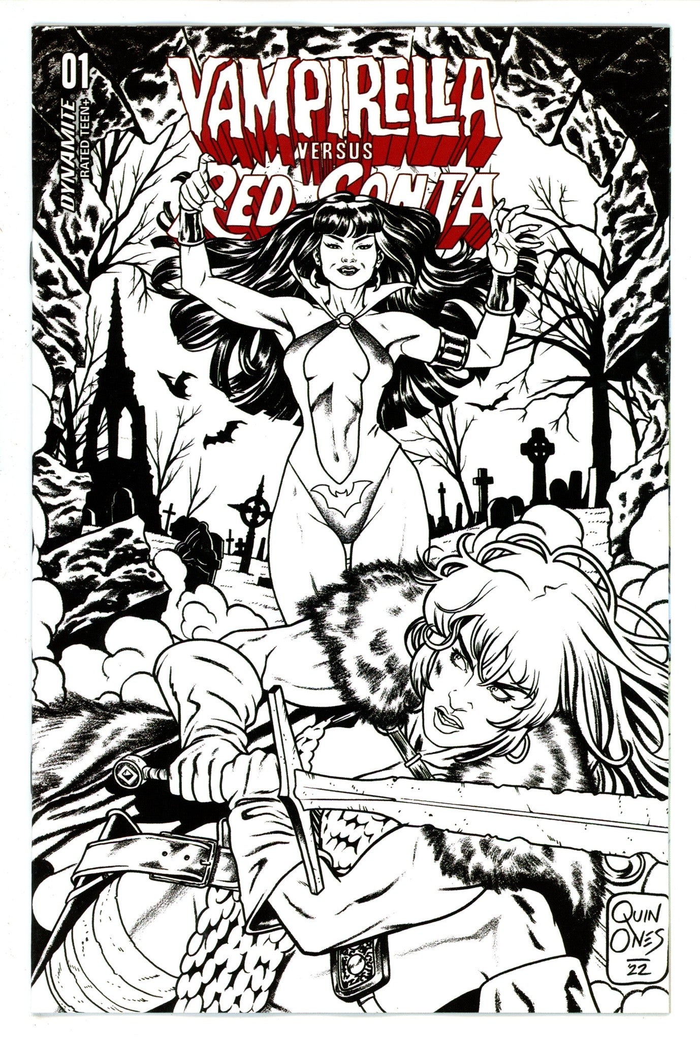 Vampirella vs Red Sonja 1 Quinones Variant (2022)