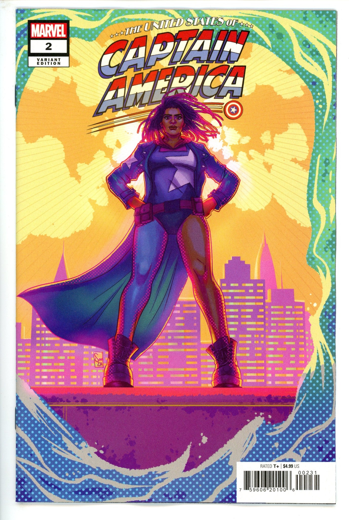 United States Captain America 2 Souza Variant NM