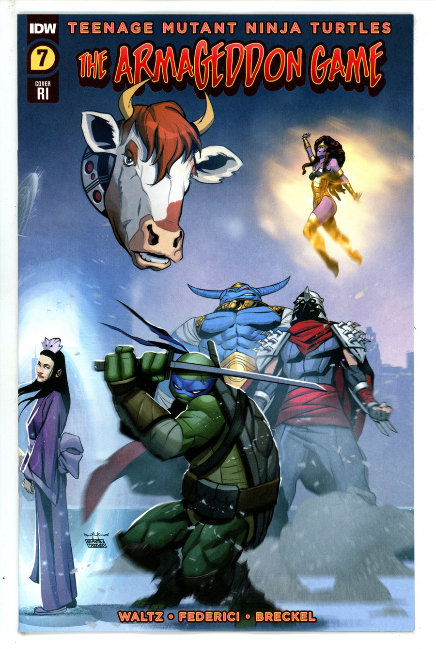 Teenage Mutant Ninja Turtles Armageddon Game 7 Qualano Incentive Variant NM (2023)