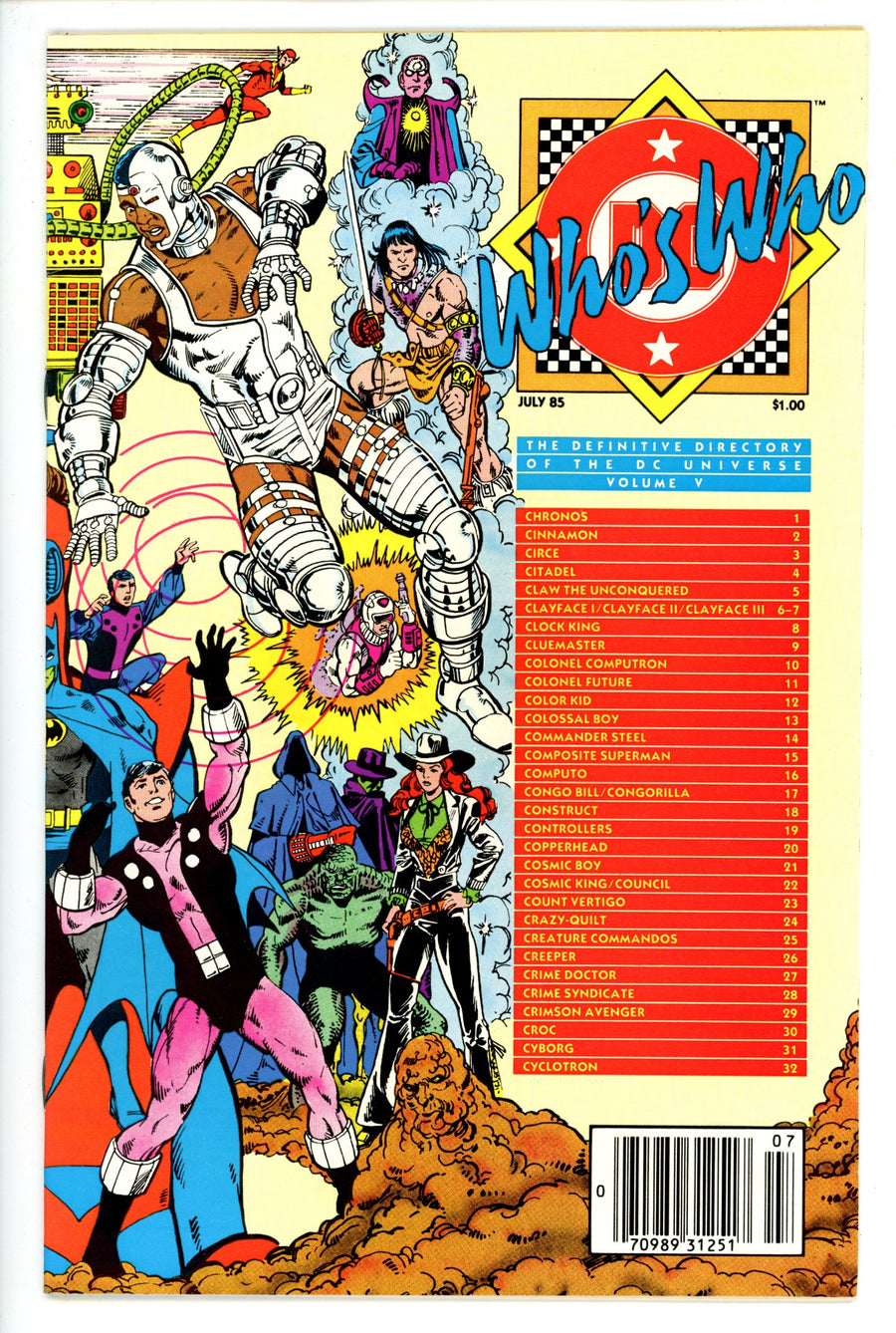 Who's Who: The Definitive Directory of the DC Universe 5 Newsstand