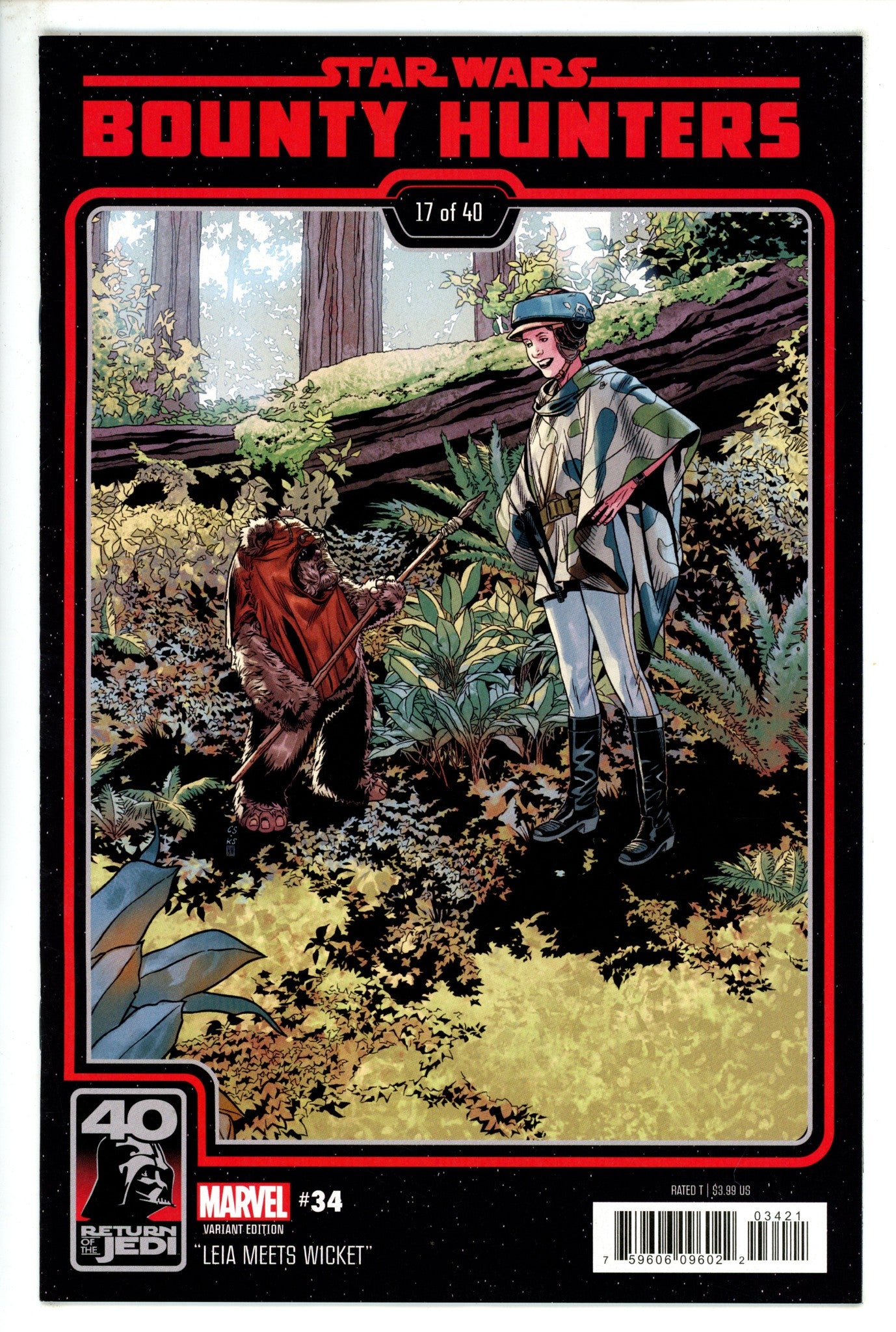 Star Wars Bounty Hunters 34 Sprouse Anniversary Variant (2023)