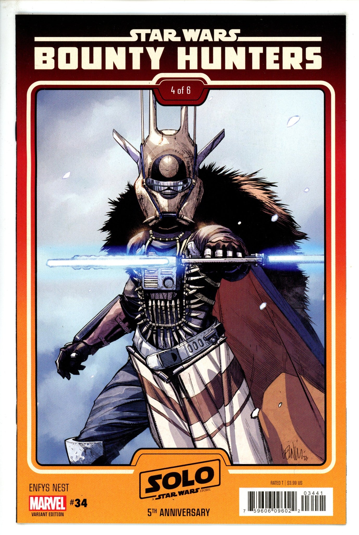 Star Wars Bounty Hunters 34 Yu Anniversary Variant (2023)