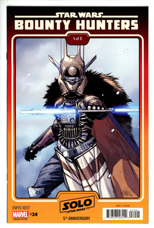 Star Wars Bounty Hunters 34 Yu Anniversary Variant (2023)