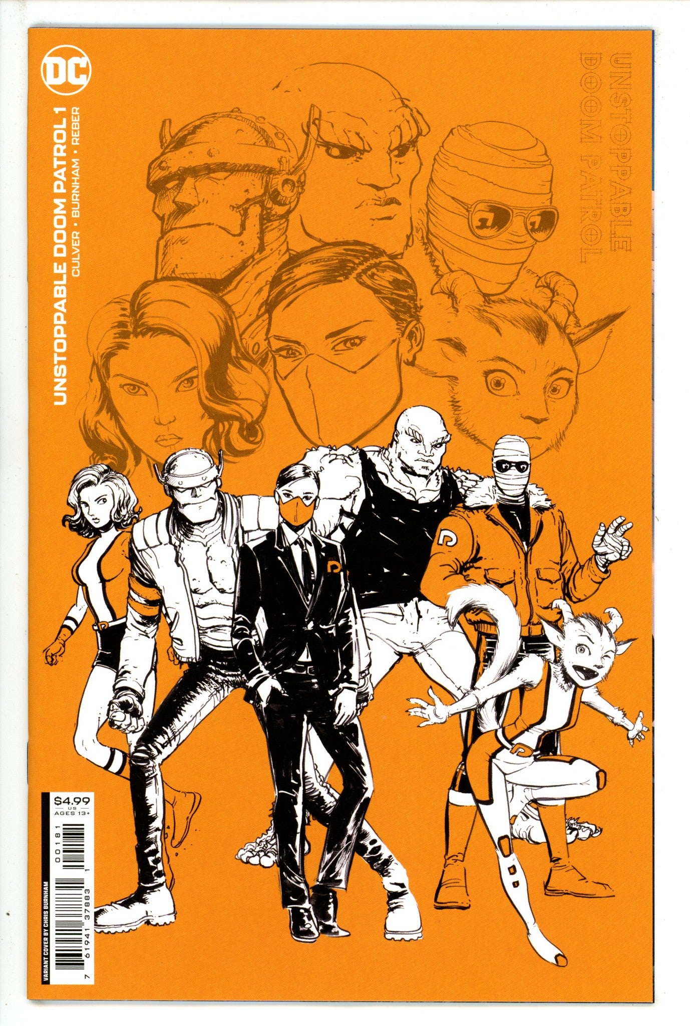 Unstoppable Doom Patrol 1 Burnham Design Variant (2023)