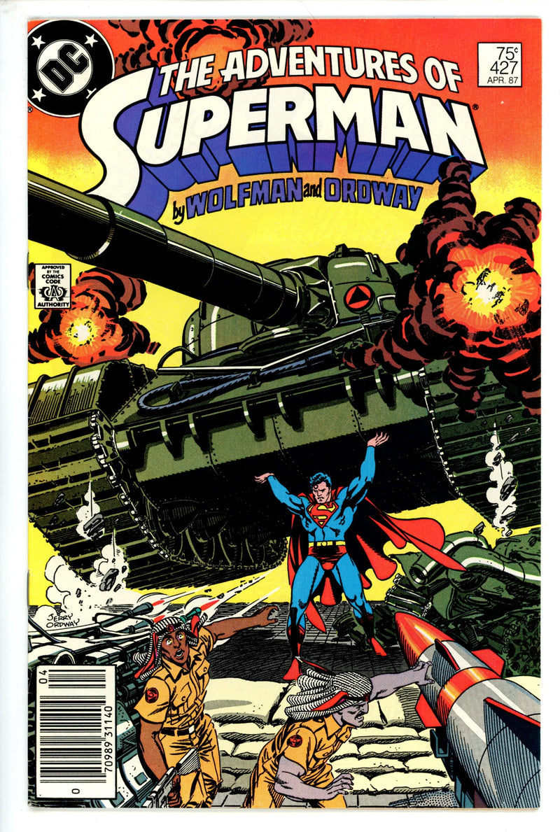 Adventures of Superman  427 Newsstand