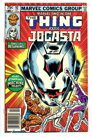 Marvel Two-in-One Vol 1 92 Canadian NM-