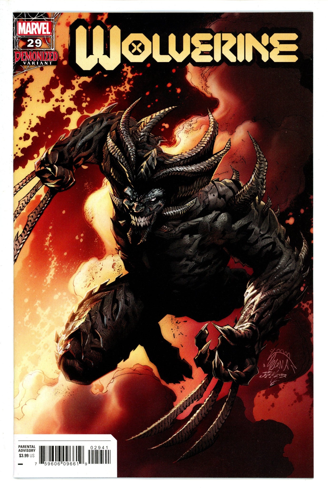 Wolverine Vol 7 29 Stegman Demonized Variant (2023)