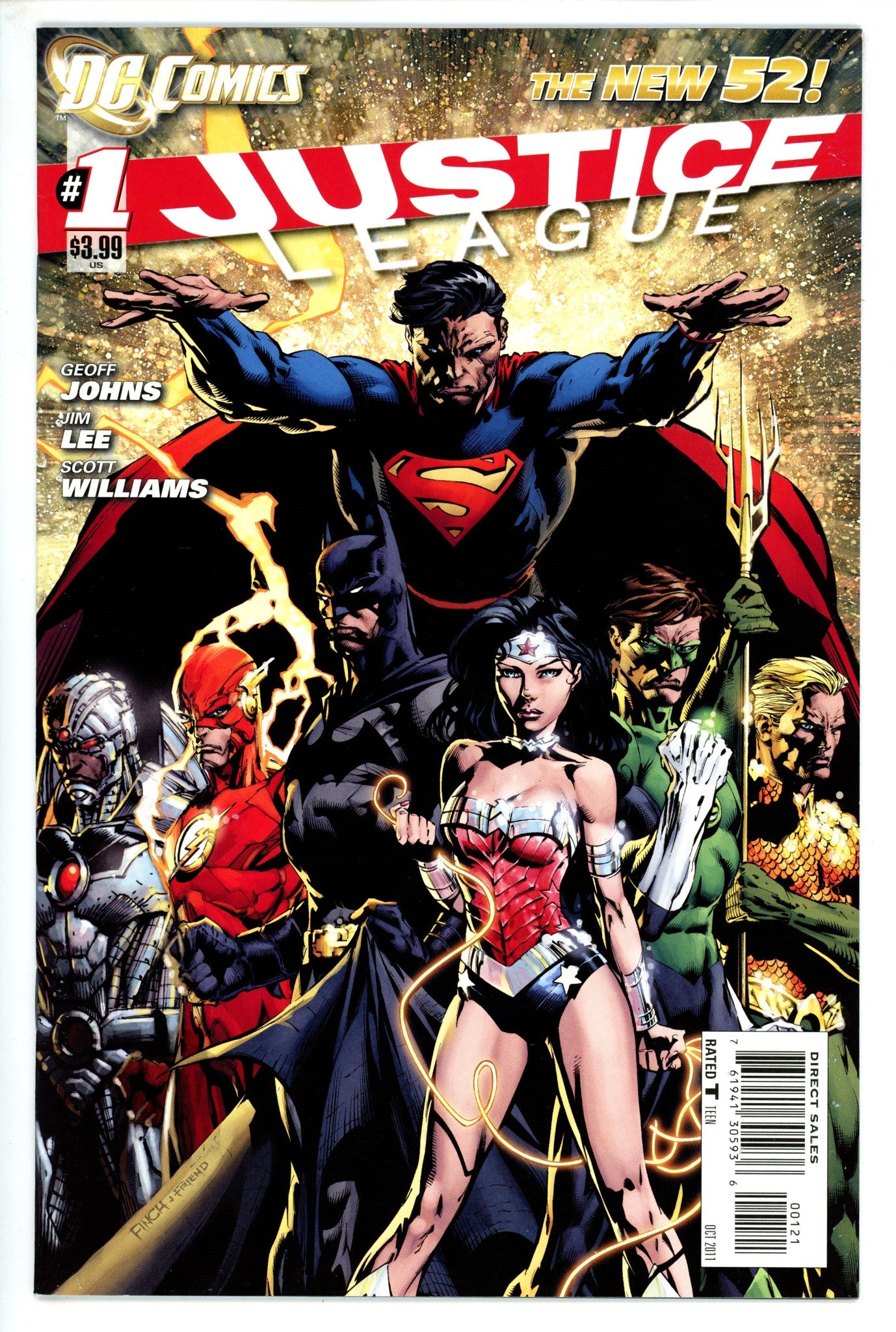 Justice League Vol 1 1 Finch Variant NM-