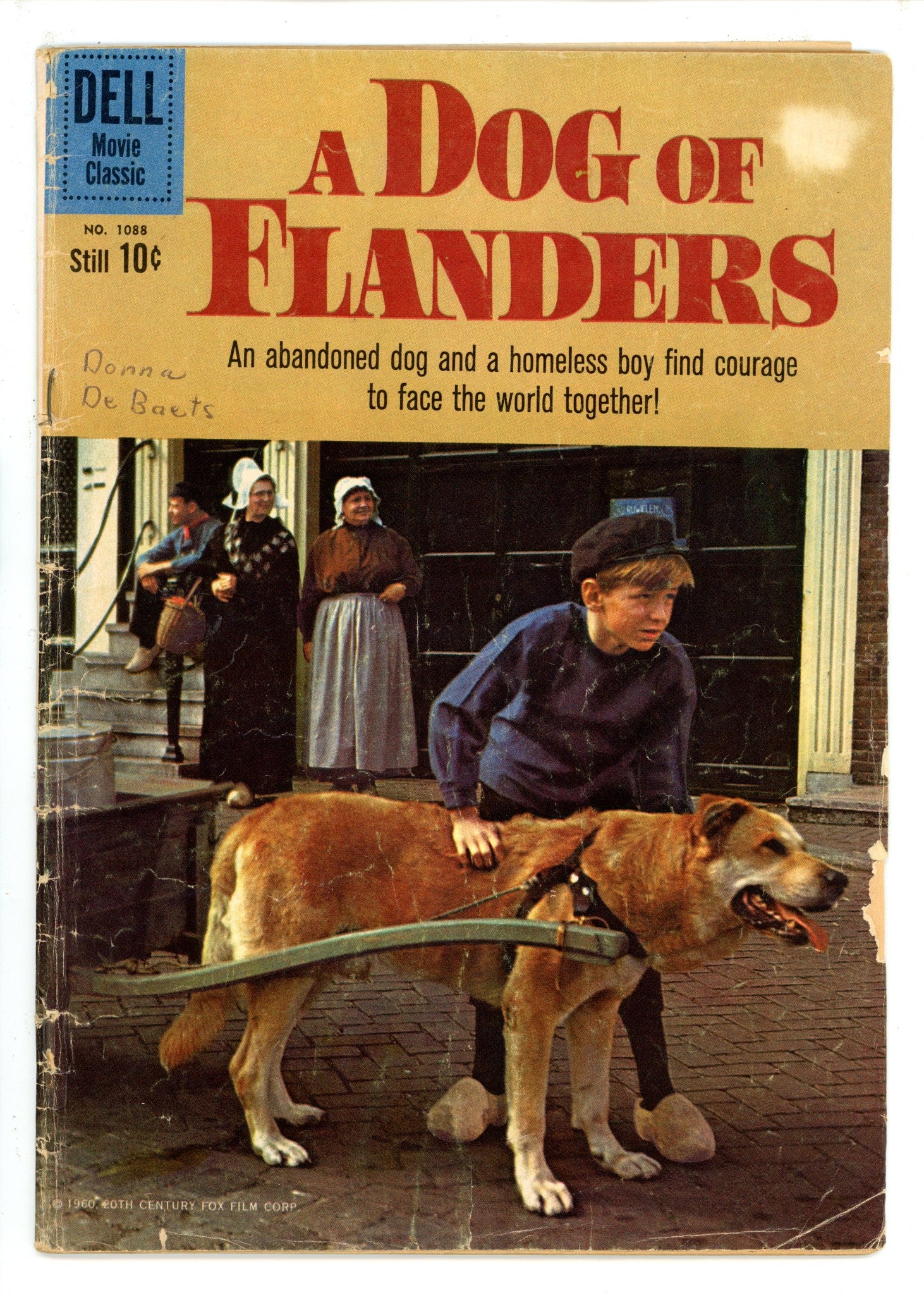 Four Color Vol 2 1088 Dog Of Flanders Art Back Cover FR/GD