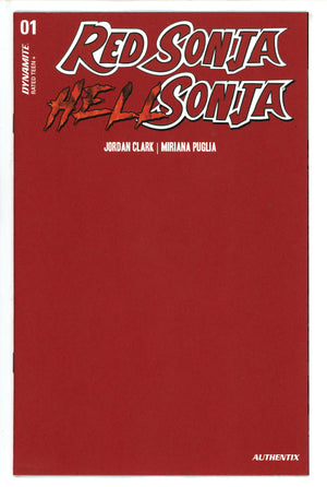 Red Sonja Hell Sonja 1 Blank Variant (2022)