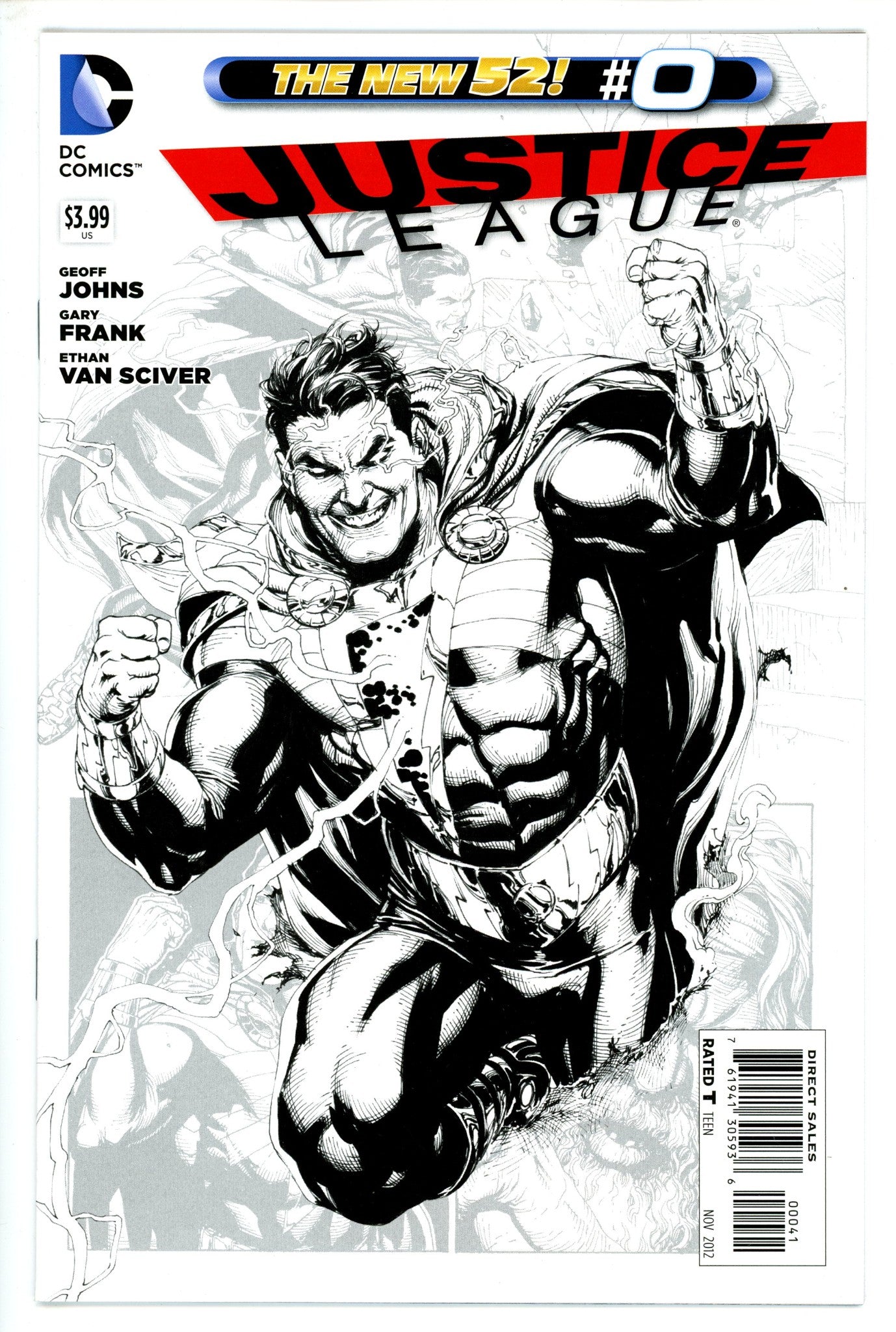 Justice League Vol 1 0 Frank Variant NM