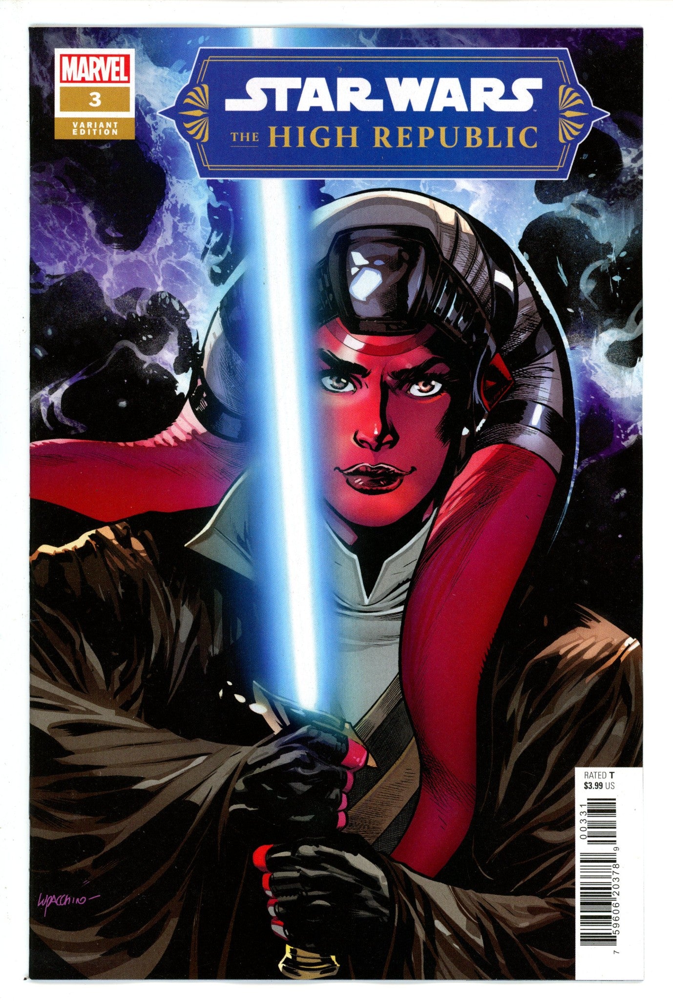 Star Wars High Republic 3 Lupacchino Incentive Variant NM- (2022)