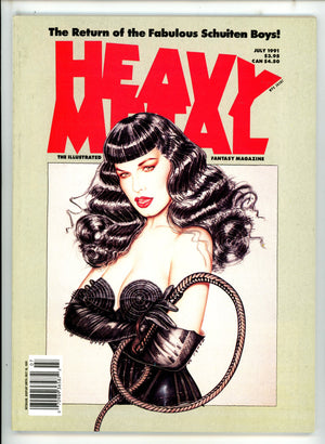 Heavy Metal Vol 1991 July VF (1991)