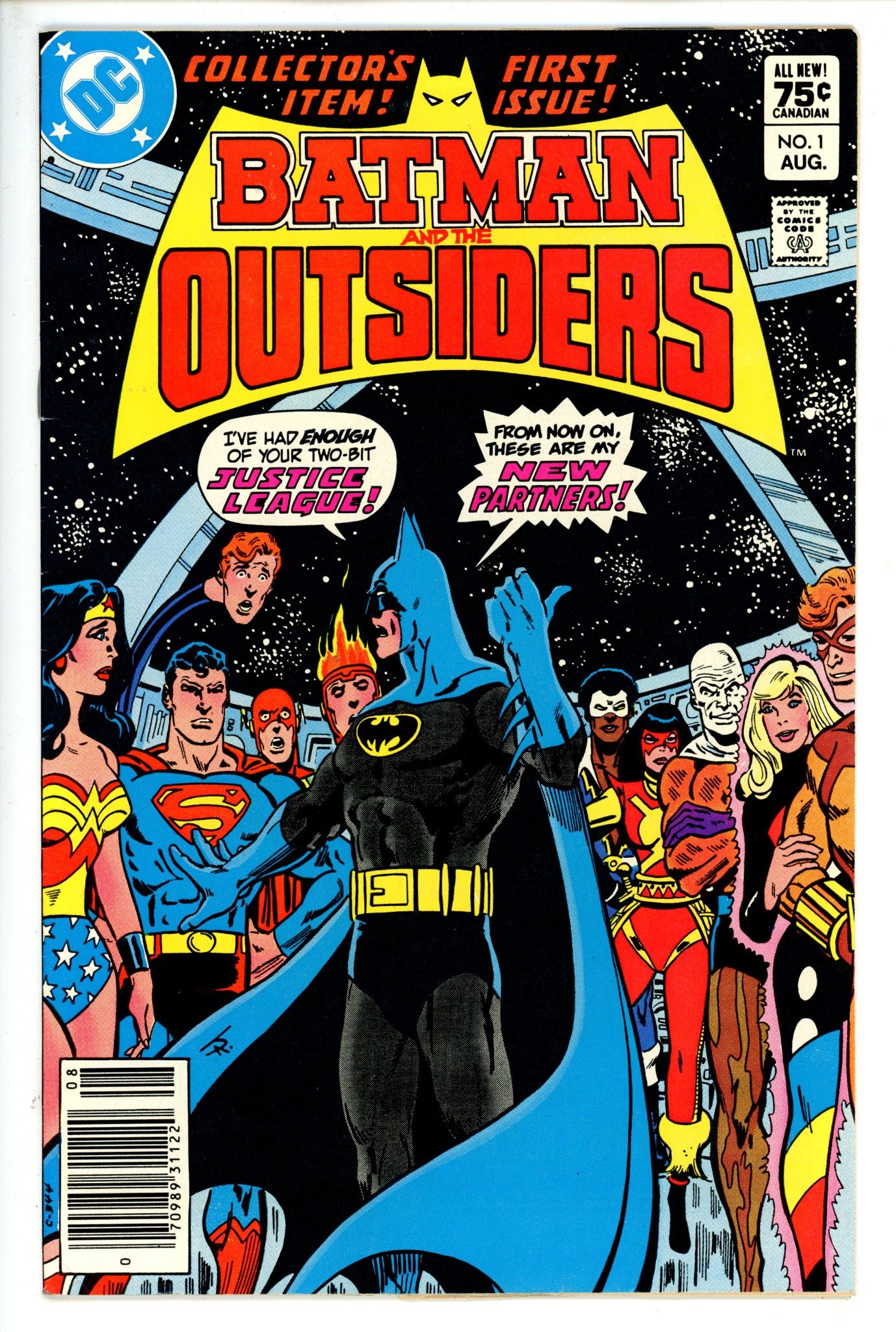 Batman and the Outsiders Vol 1 1 Canadian FN-