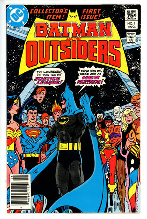 Batman and the Outsiders Vol 1 1 Canadian FN-