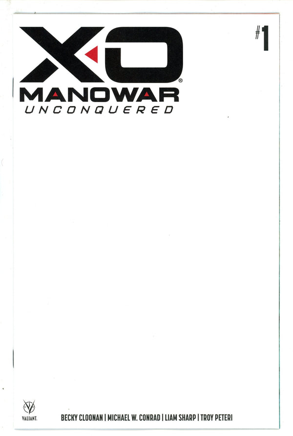 X-O Manowar Unconquered 1 Blank Variant (2023)
