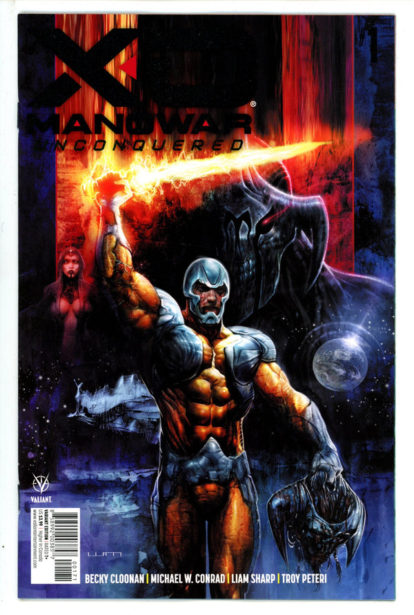X-O Manowar Unconquered 1 Sharp Foil Incentive Variant NM- (2023)