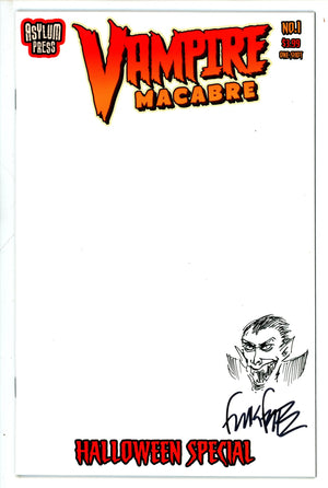 Vampires Blood Shot 1 Blank Variant (2023)