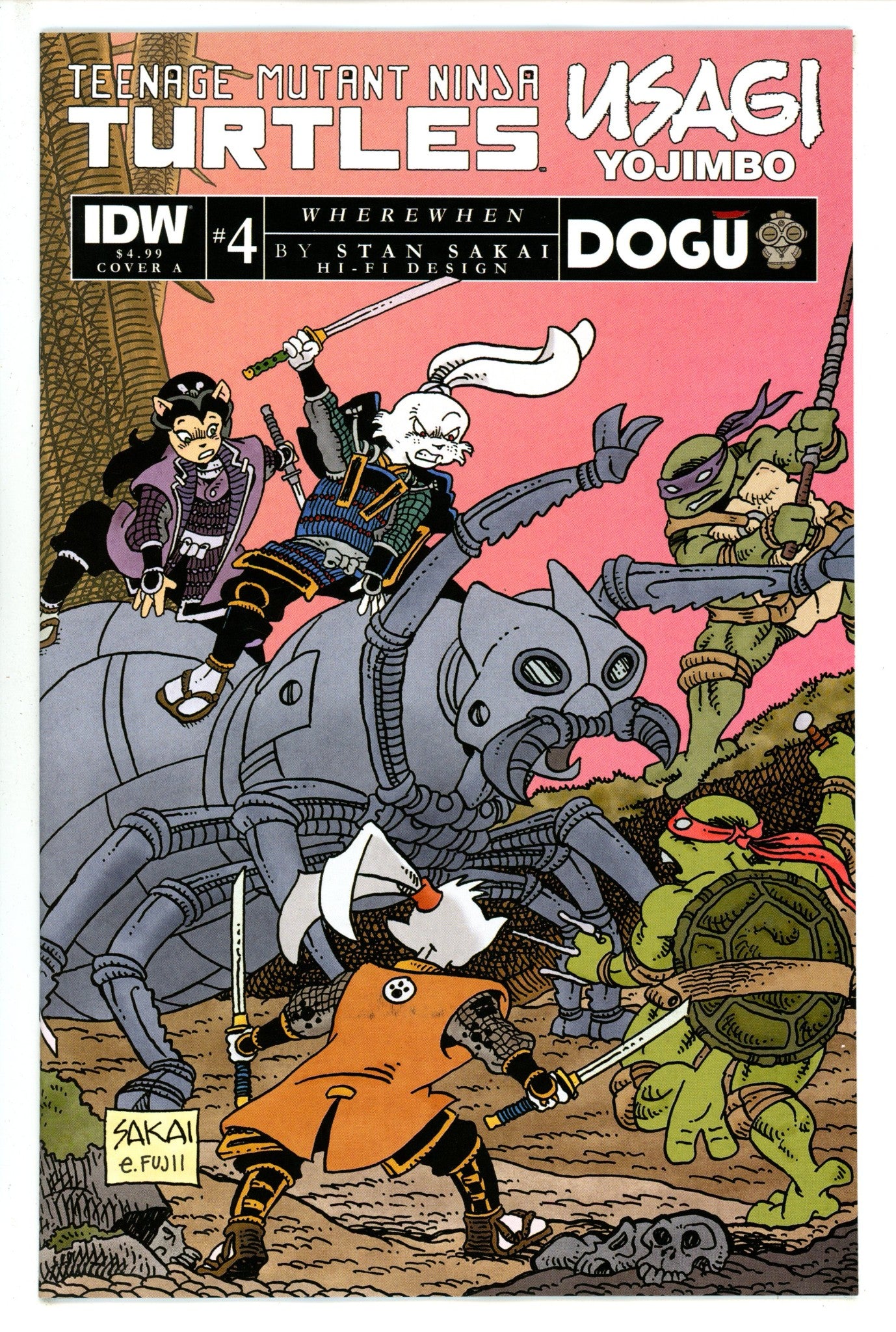 Teenage Mutant Ninja Turtles Usagi Yojimbo Wherewhen 4 (2023)