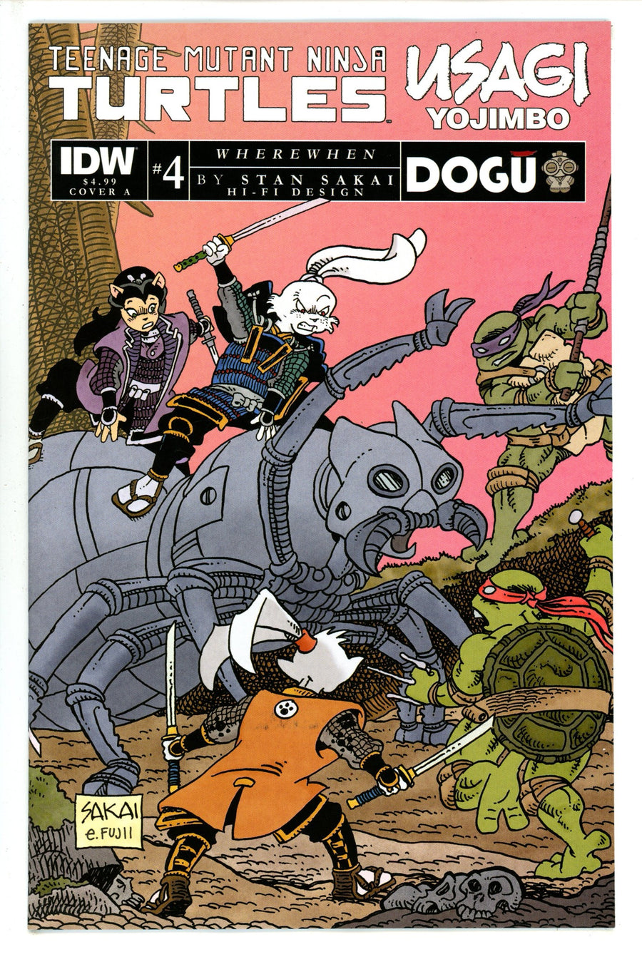 Teenage Mutant Ninja Turtles Usagi Yojimbo Wherewhen 4 (2023)