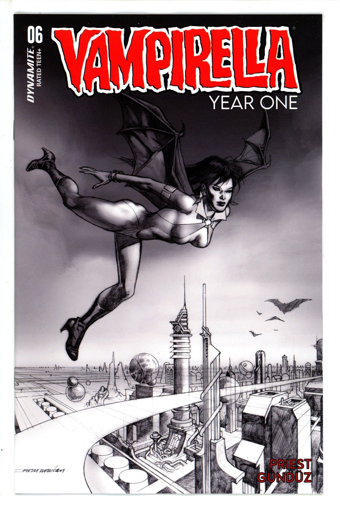 Vampirella Year One 6 Nowlan Sketch Incentive Variant (2023)
